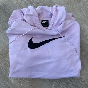 Nike Pink Hoodie with Logo